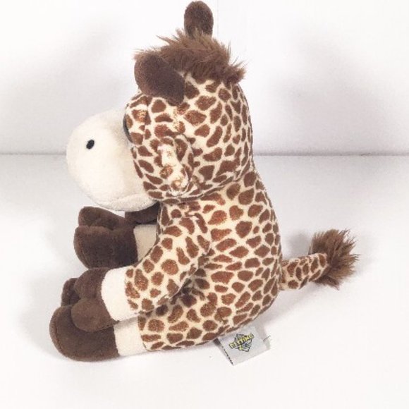 Petting Zoo 1994 Giraffe Large Eyes Plush Toy 11" - Picture 3 of 7
